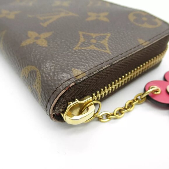 LOUIS VUITTON Portefeuille Clemence flower charm Around long wallet - Picture 9 of 12